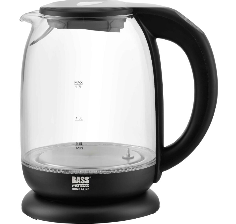Электрочайник стеклянный Bass Polska BH 10355 2200 Вт 1,7 л (37664549)