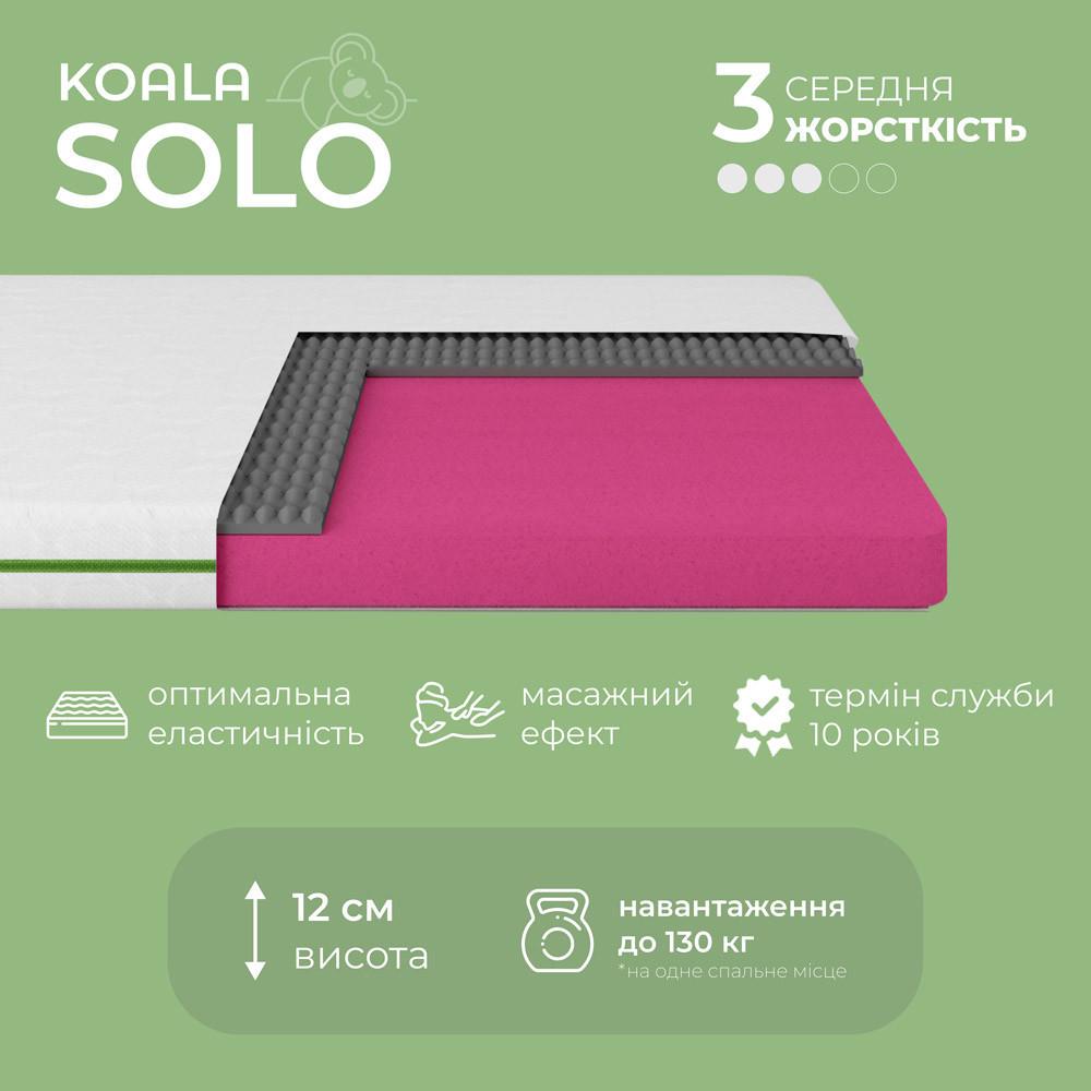 Матрац ортопедичний iSmart Koala Solo безпружинний 90х200 см (ISM-051118) - фото 3 Матрац ортопедичний iSmart Koala Solo безпружинний 90х200 см (ISM-051118) - фото 3