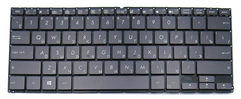 Клавиатура для ноутбука Asus UX370UAF с подсветкой клавиш (0KNB0-2604RU00)