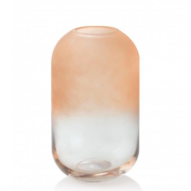 Ваза стеклянная Flora Serenite H-21 см (35650)