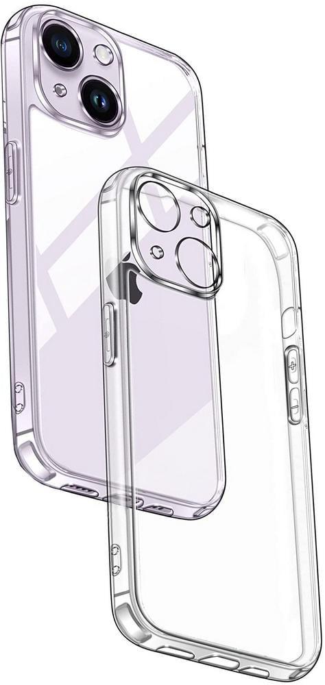 Прозрачный Чехол UltraTPU MultiCam iPhone 14 Plus (ультратонкий силиконовый) (29302)
