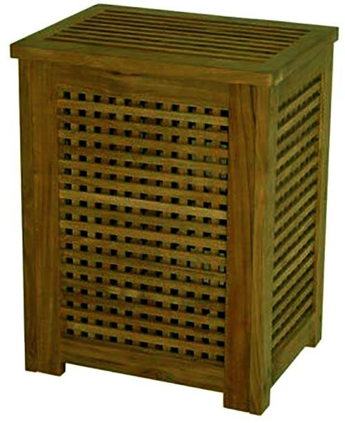 Корзина для белья из дерева Сурин Мускат (КЗБ-001107)