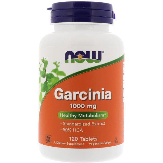 Екстракт для схуднення NOW Foods Garcinia 1000 мг 120 Tabs