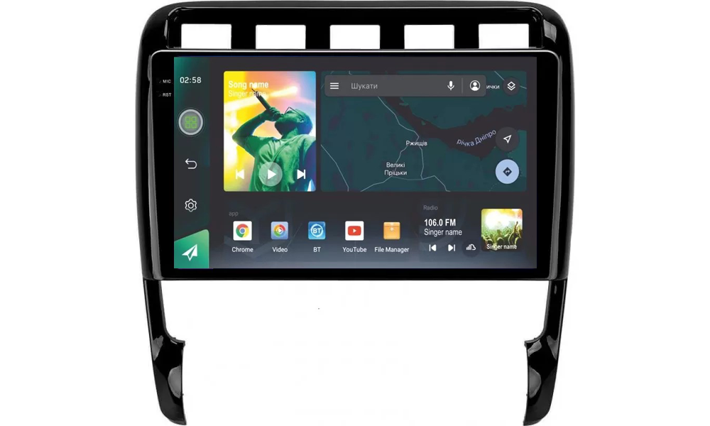 Магнитола штатная Sigma PRO 9464 4/64 GB Porsche Cayman 2009-2011 9" (AR-78965)