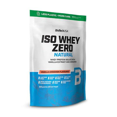 Протеин BioTech Iso Whey Zero Natural 500 г Ваниль/Корица