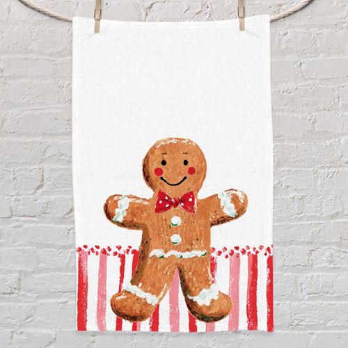 Полотенце Presentville с принтом Пряничный человечек 50х80 см (PLM_26NY006)