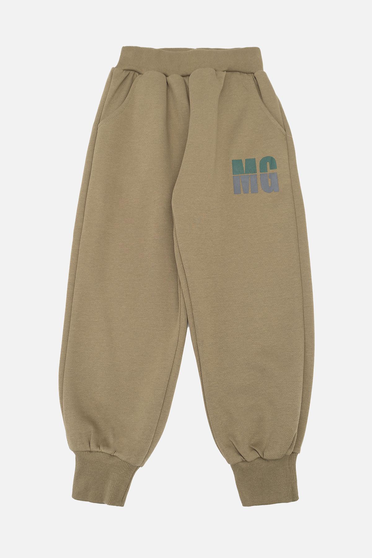 Брюки спортивные для мальчика 110 см Оивковый (SKT001010427)