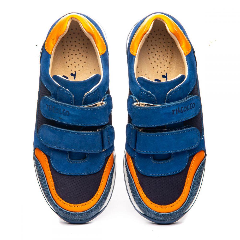 Кроссовки The Leo 1317 для мальчиков р. 30 20 см Синий/Оранжевый - фото 3