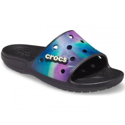 Шльопанці чоловічі утеплені Crocs Classic Slide Out of This World р. 42-43 Чорний (8555) - фото 5