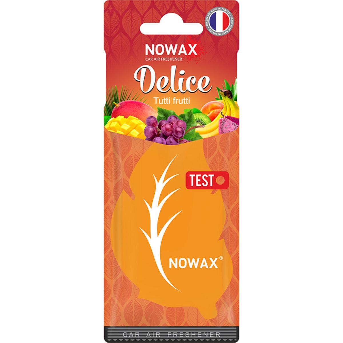 Ароматизатор повітря целюлозний Nowax серія Delice Tutti Frutti (2397)