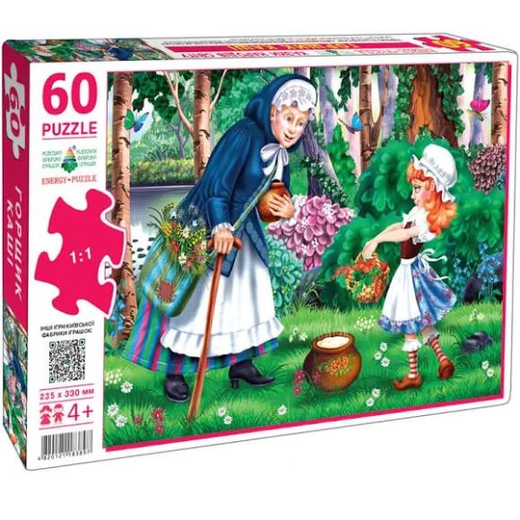 Пазли Energy Plus Брати Грімм Горщик каші 60 ел.