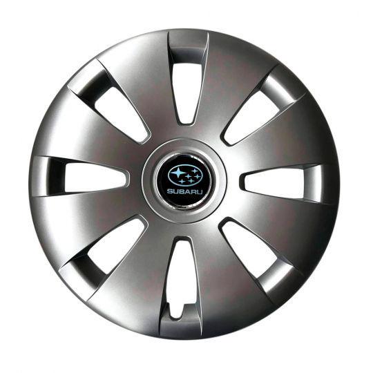 Автомобильные колпаки SKS 423 R16 с логотипом Subaru 4 шт. Серебристый