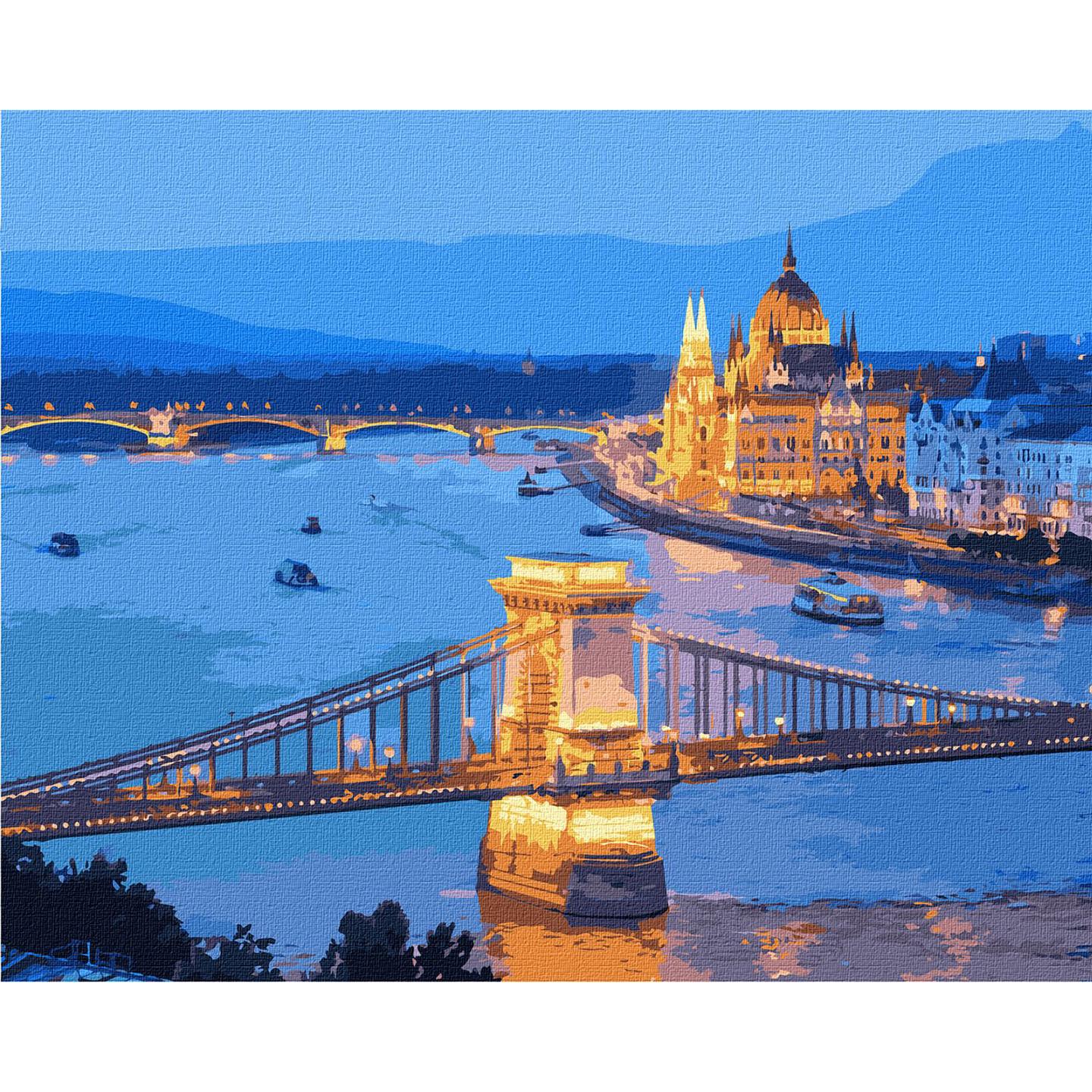 Картина по номерам Ideyka Яркая Венгрия 40x50 см Разноцветный (PM-194-K-460)