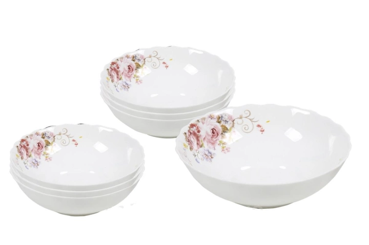 Набор салатников SNT Розовая симфония 7 пр. (30056-1306)