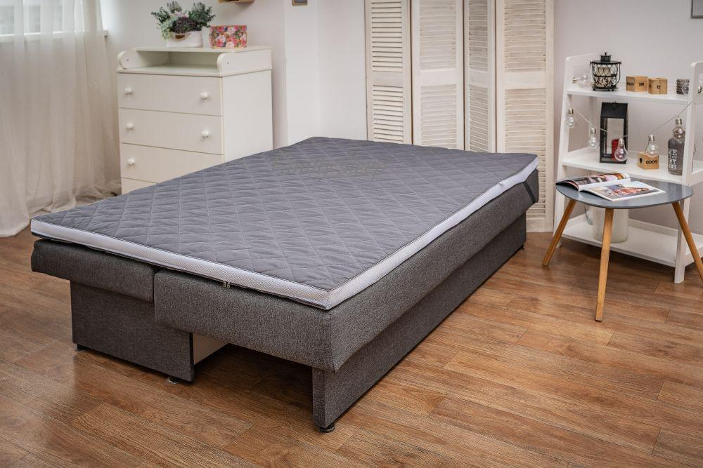 Матрац топпер Family Sleep Shine 130x200 см Gray/White (11125) - фото 3