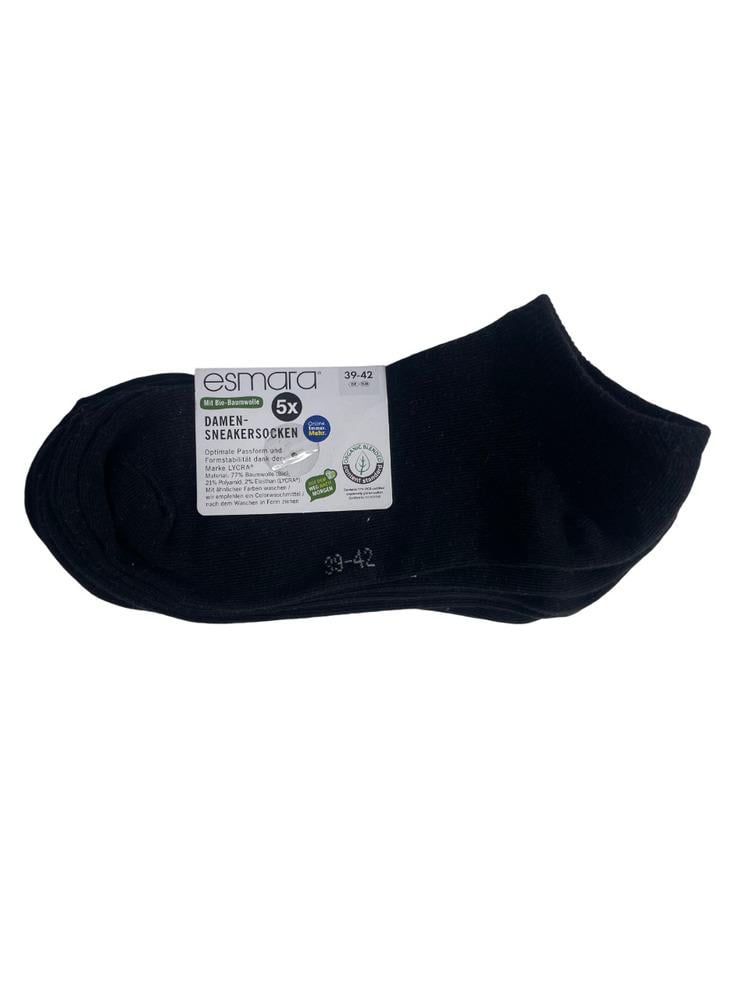 Носки Esmara 450228x10 5в1 женские р. 39-42 Черный (194128-1)