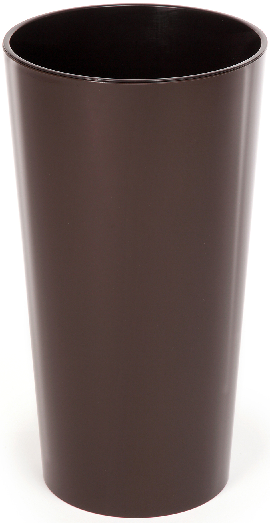 Горщик пластиковий Лілія 190 з вкладкою Мокко (4159)