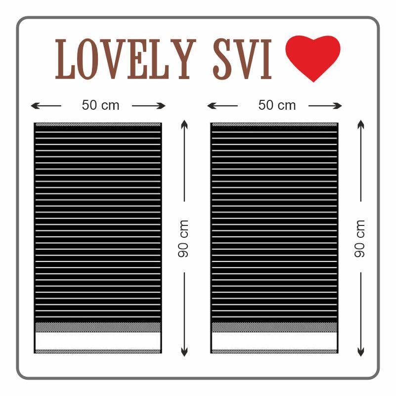 Набор полотенец для ванной Lovely Svi Oxford Stripe жаккард 2 шт. 50х90 см Blue (451124) - фото 6