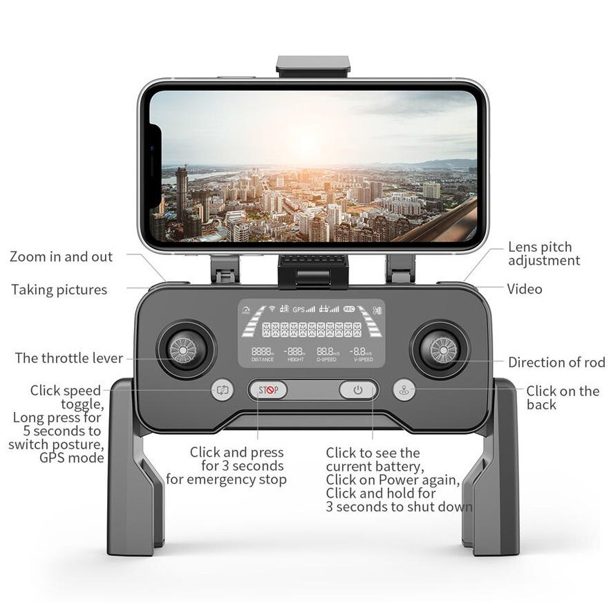 Квадрокоптер SJRC F7 4K Pro с 4K камерой Black (d048) - фото 5