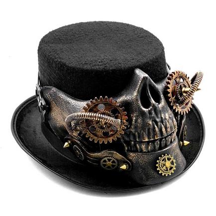 Шляпа мужская с черепом Steampunk hat (VA-Steampunk Skeleton Hat) Шляпа мужская с черепом Steampunk hat (VA-Steampunk Skeleton Hat)