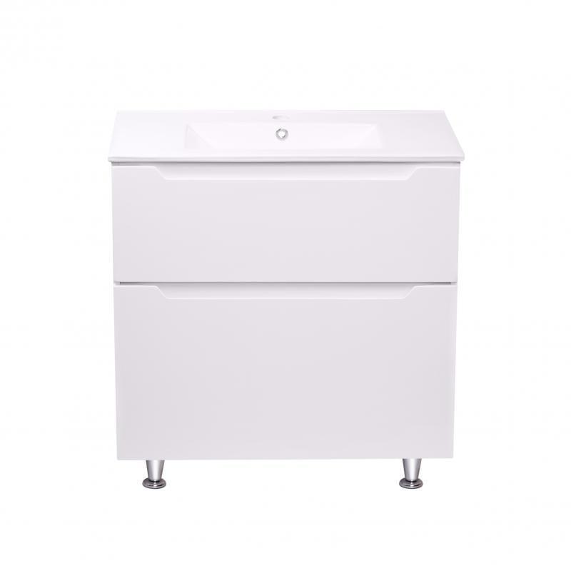 Комплект Q-tap Scorpio 810х825х460 White тумба для підлоги + раковина врізна QT1471TNВ8013080CW (13744)