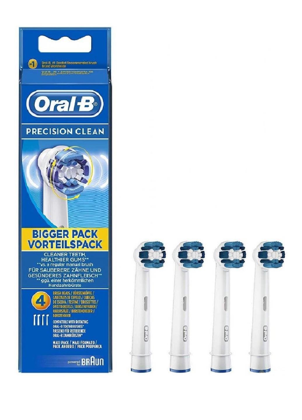 Насадка зубная Braun Oral-B Precision Clean EB 20 4 шт. (Е-01184) - фото 1