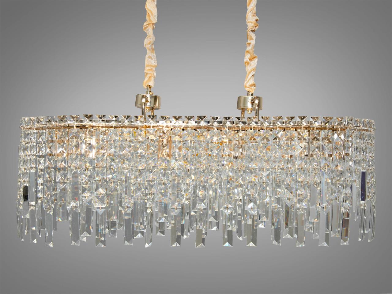 Люстра хрустальная для гостиной 9708-800x350SG (2437596857)