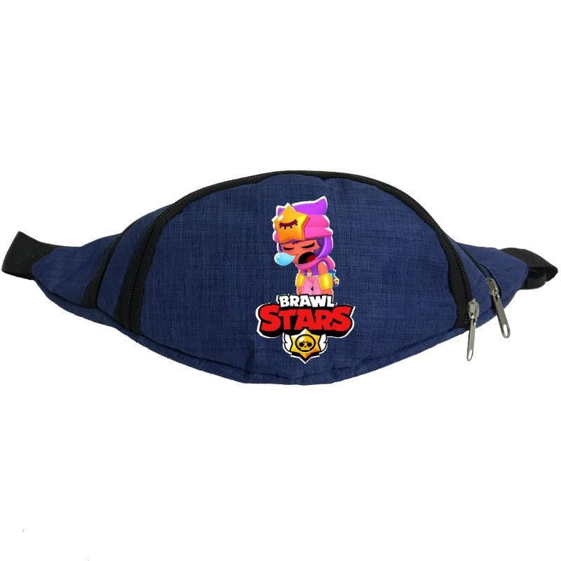 Поясная сумка-бананка Cappuchino toys Бравл Старс Сэнди 3 BS-Sendi3 Серый (1454091335)