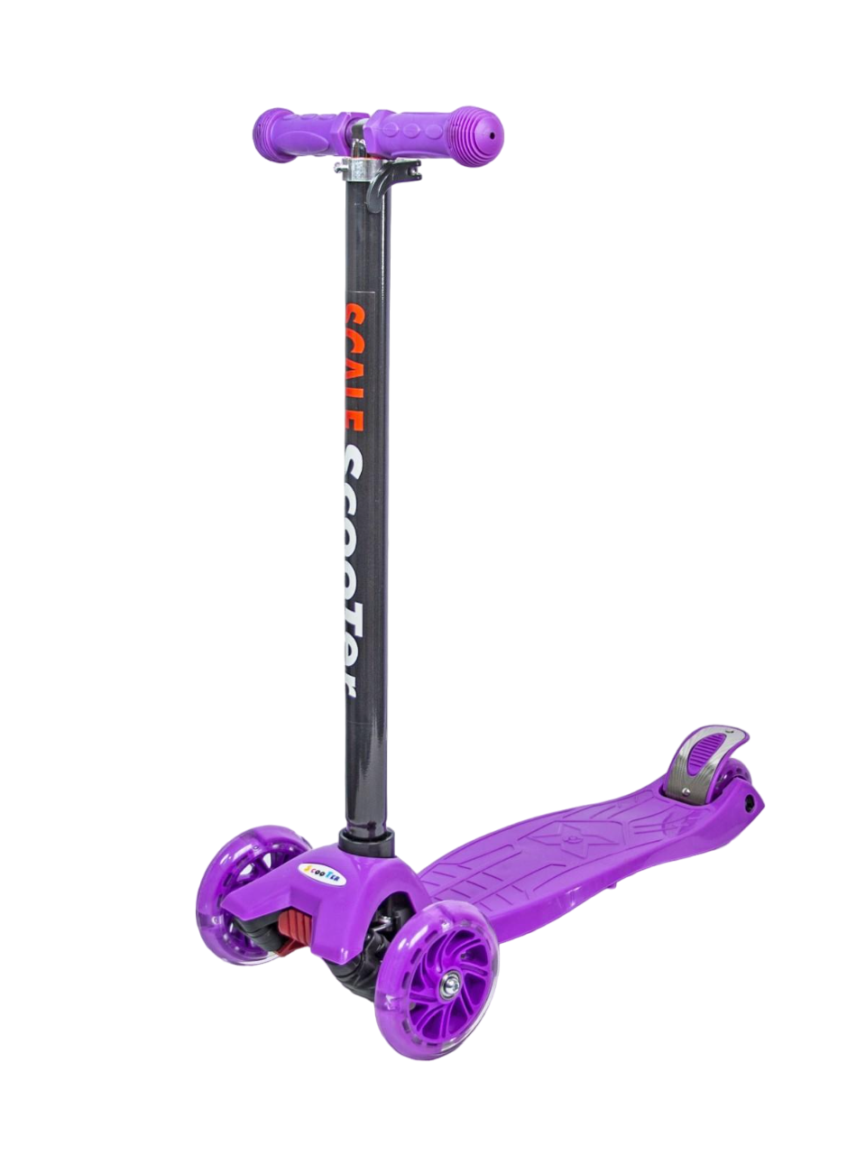 Самокат детский Maxi колеса светятся Violet