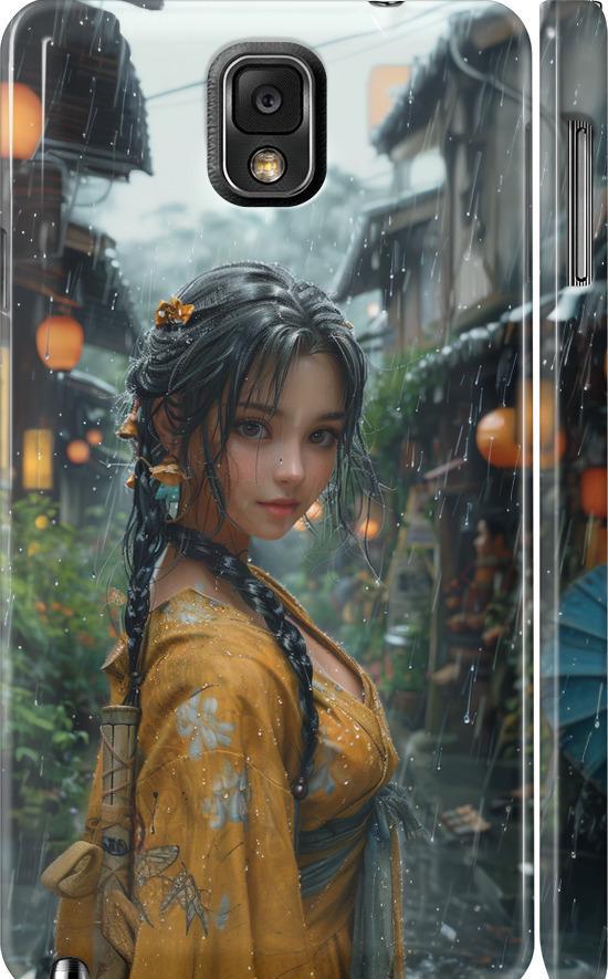 Чехол на Samsung Galaxy Note 3 N9000 Anime-girl (6133c-29-42517)