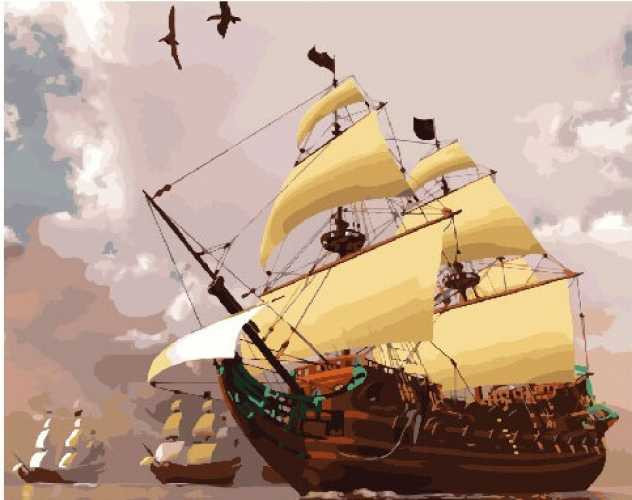 Картина по номерам Brushme Флот (GX24284)