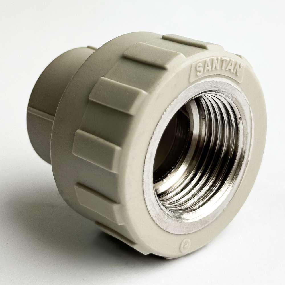 Муфта SANTAN PP-R 20 мм х 3/4" із внутрішнім різьбленням (29920467) Муфта SANTAN PP-R 20 мм х 3/4" із внутрішнім різьбленням (29920467)