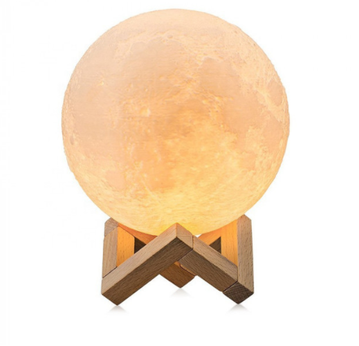 Настільний світильник Місяць 3D Moon Lamp на сенсорному керуванні