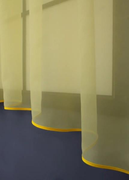 Фіранка арка на кухню 280х170 см Жовтий/Лазурний (036к) - фото 2 Фіранка арка на кухню 280х170 см Жовтий/Лазурний (036к) - фото 2