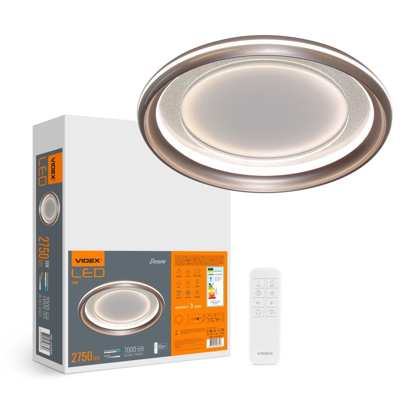 Светильник LED функциональный Videx Decora VL-CLD-994-BZ 56W (24574443) Светильник LED функциональный Videx Decora VL-CLD-994-BZ 56W (24574443)