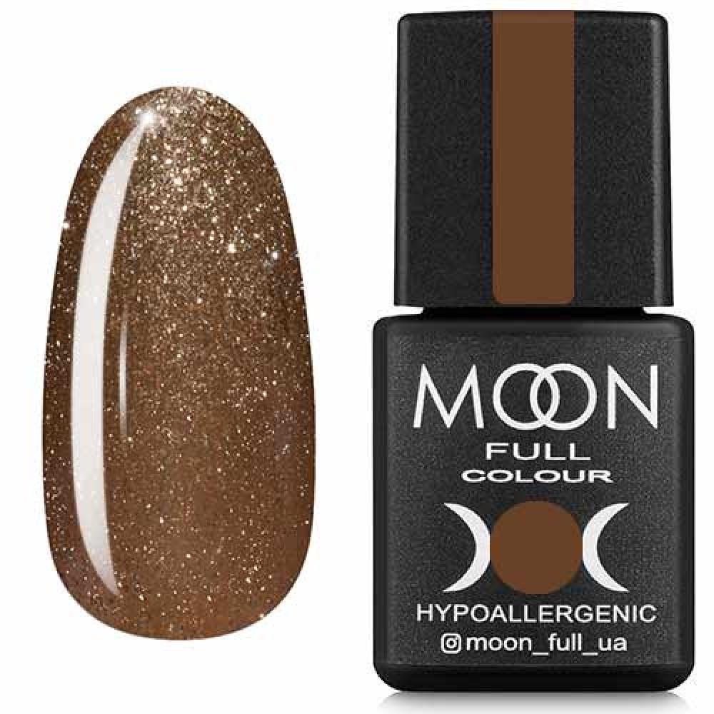 Гель-лак Moon Full Сolor Hypoallergenic Gel Рolish 8 мл №321 Золотисто-бежевий с мелким шимером