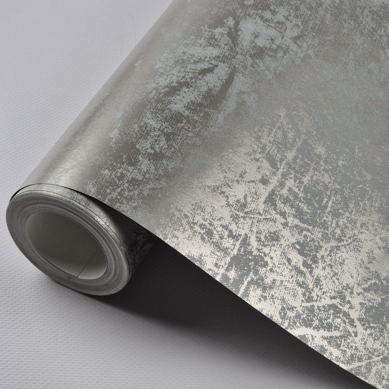 Шпалери вінілові на флізеліні Marburg 53130 0,53х10,05 м Сіро-срібні (30220162) - фото 2 Шпалери вінілові на флізеліні Marburg 53130 0,53х10,05 м Сіро-срібні (30220162) - фото 2