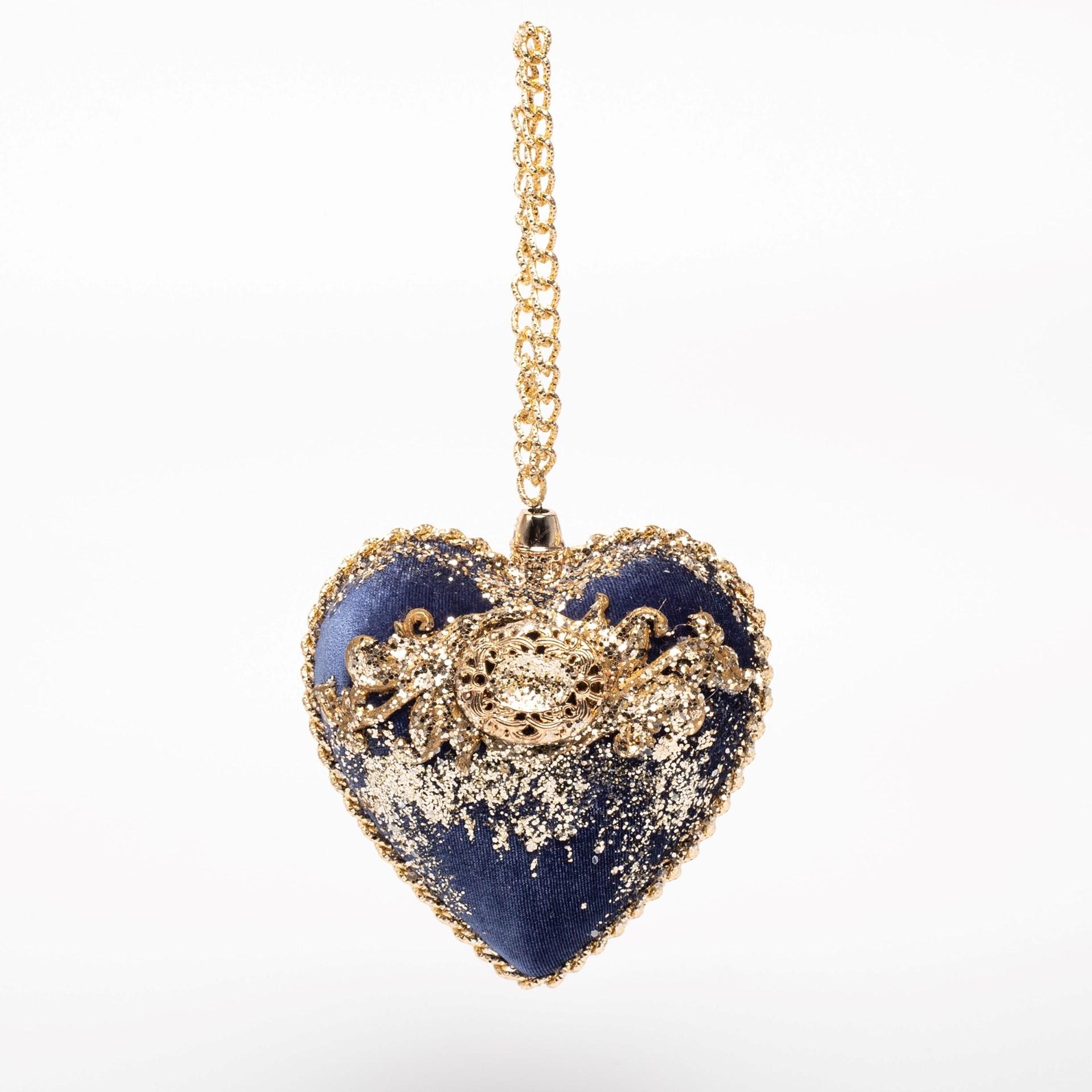 Іграшка на ялинку Флоріаль "Вері Пері" серце 12 см (6002)