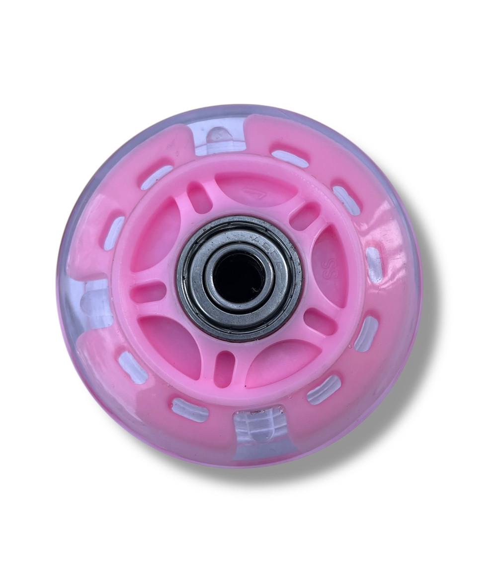 Колесо для самоката/роликів підшипники ABES-7 зі світлом 69 мм Рожевий - фото 3 Колесо для самоката/роликів підшипники ABES-7 зі світлом 69 мм Рожевий - фото 3