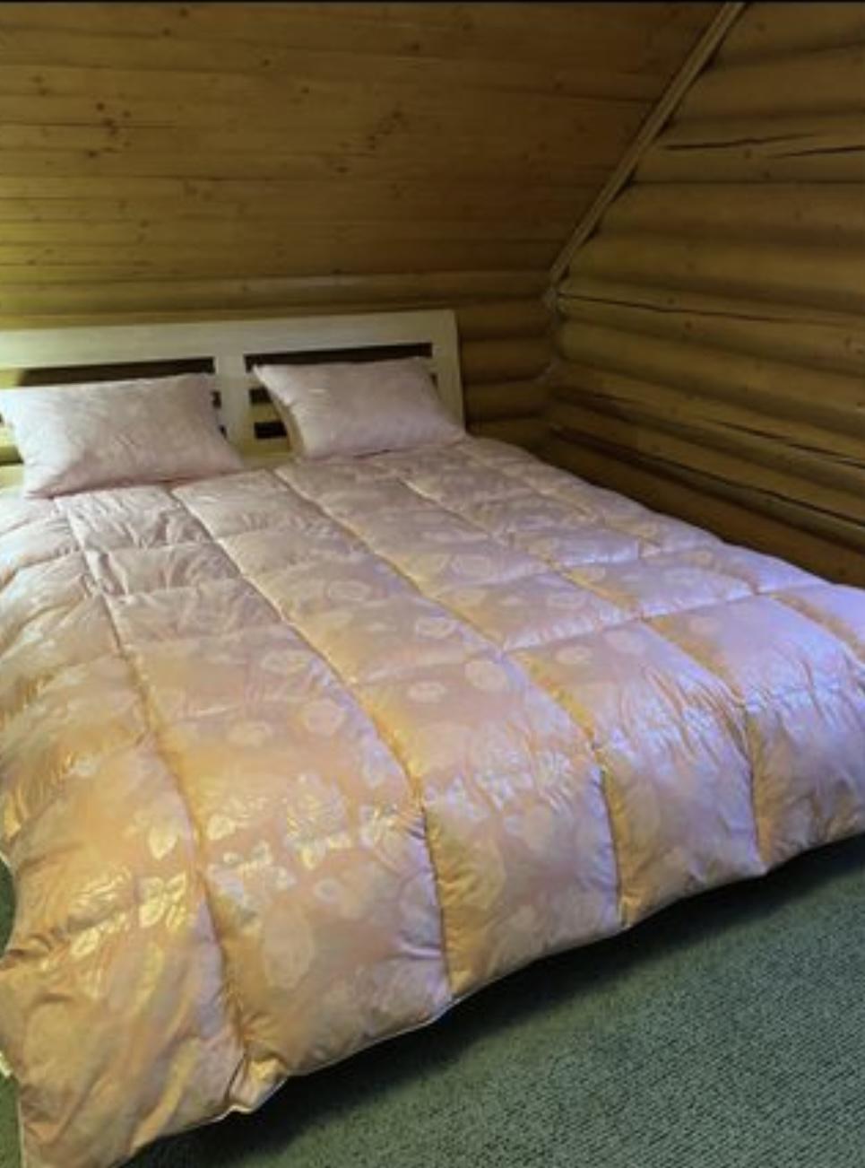 Ковдра пухова касетна Catalea зима 170x200 см Рожевий (6174) - фото 3 Ковдра пухова касетна Catalea зима 170x200 см Рожевий (6174) - фото 3