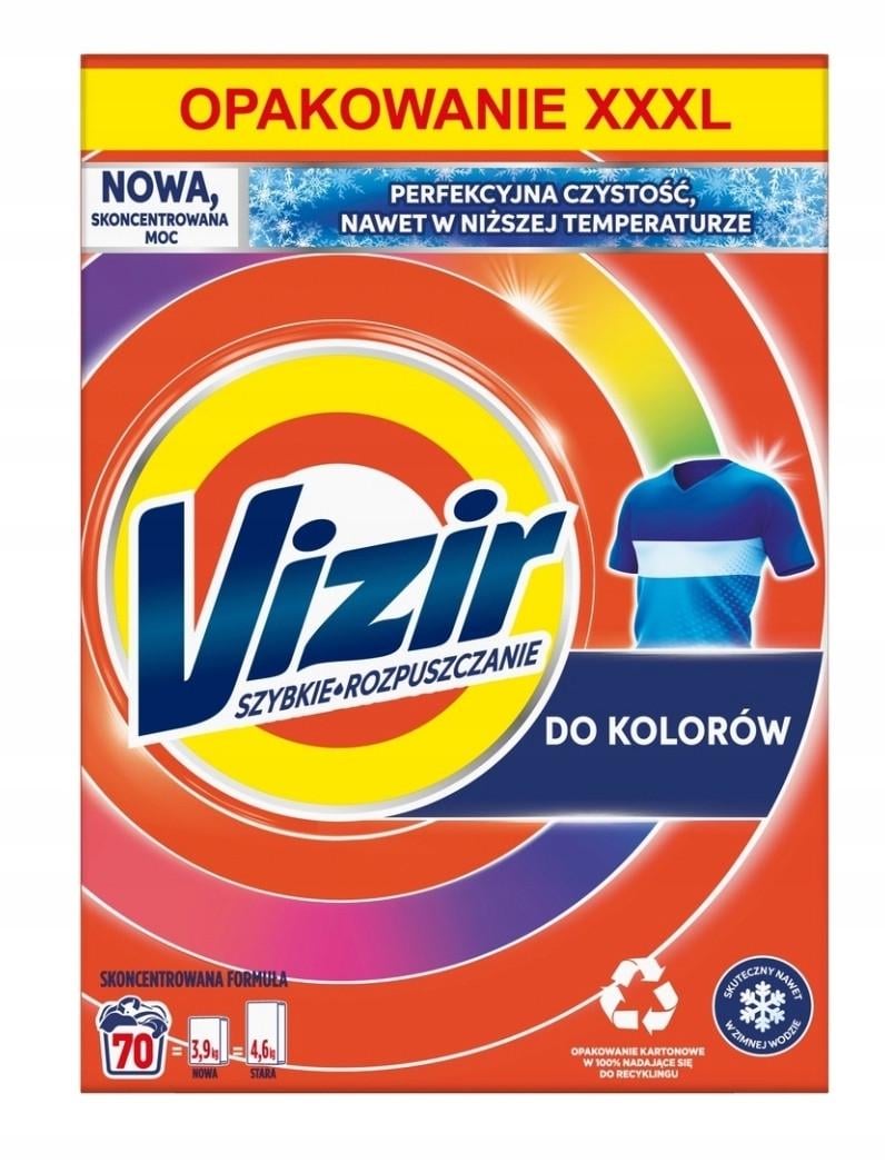 Пральний порошок Vizir для кольорового одягу 70 прань 3,85 кг