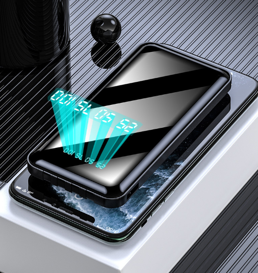 Повербанк з вбудованими шнурами 10000 mАh (1338) - фото 3 Повербанк з вбудованими шнурами 10000 mАh (1338) - фото 3