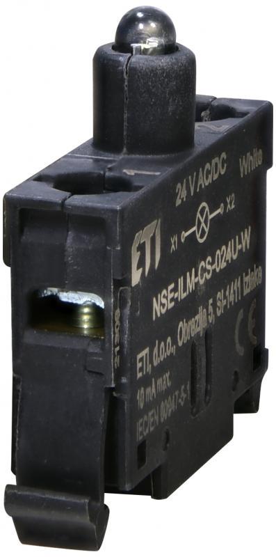 Модуль светодиодный ETI NSE-ILM-CS-024U-W 24V AC/DC LED белый установка в корпус для кнопок NSE (4774158)