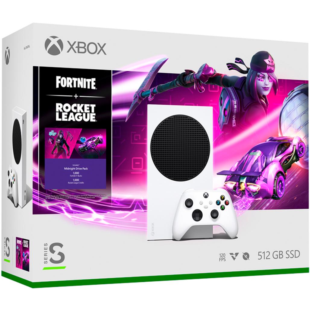 Игровая консоль Microsoft Xbox Series S White Fortnite Rocket League Bundle 512 GB - фото 2