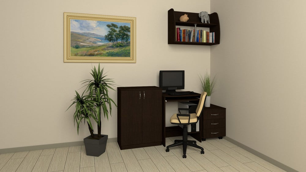 Стіл комп'ютерний Компаніт СКМ-13 Венге (60c7348456ed397aa7104b5e) - фото 3 Стіл комп'ютерний Компаніт СКМ-13 Венге (60c7348456ed397aa7104b5e) - фото 3