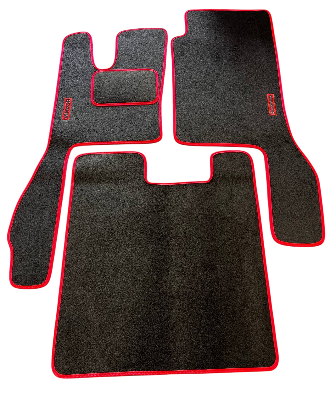 Килимки в салон ворсові для Scania R-series 2017+ 5 шт. Чорний (27327226)