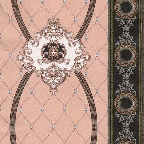 Обои тисненные Эксклюзив Люкс на бумажной основе 0,53х10,05 м Бежевый (079-03)