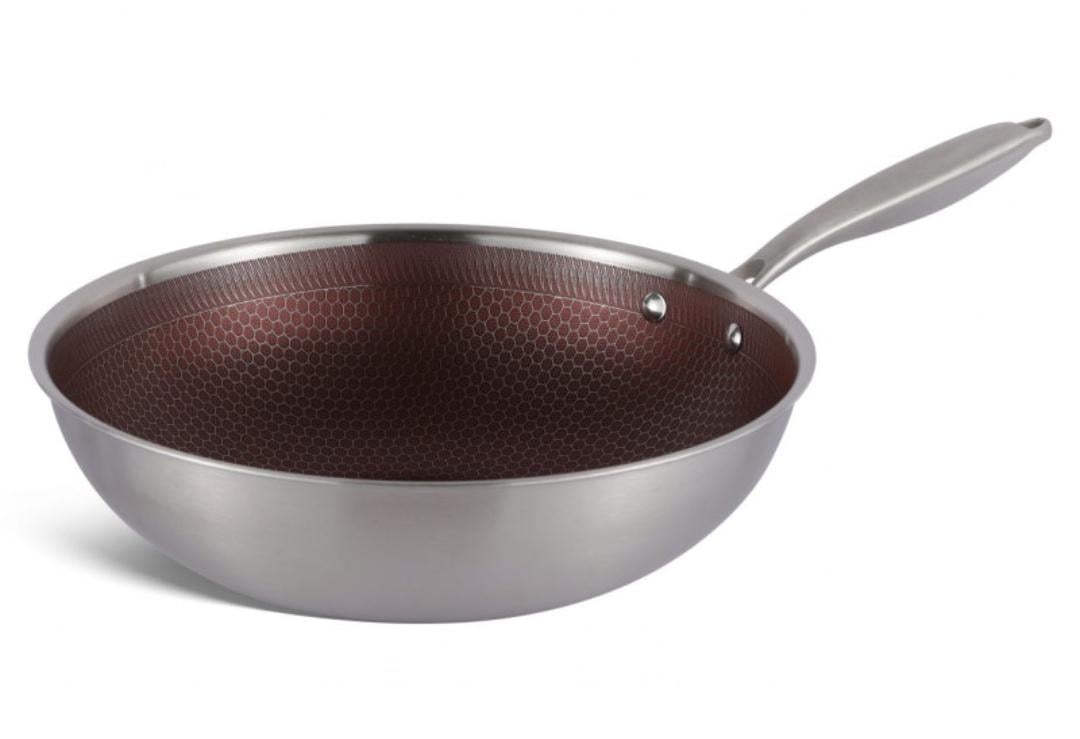 Сковорода-вок з кришкою Edenberg EB-14108 та антипригарним покриттям 28x8,5 см - фото 2 Сковорода-вок з кришкою Edenberg EB-14108 та антипригарним покриттям 28x8,5 см - фото 2