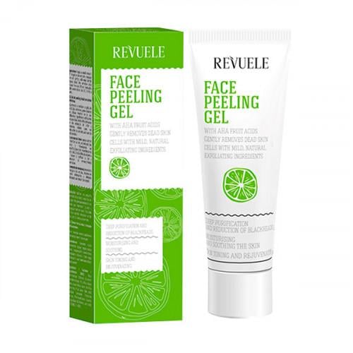 Гель-пилинг для лица Revuele Face Peeling Gel с фруктовыми AHA-кислотами 80 мл