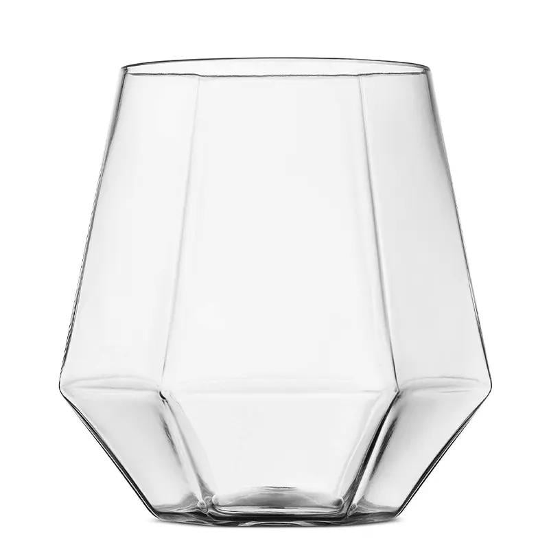 Набор пластиковых стаканов Бриллиант для напитков праздничные крепкие 6 шт. 350 мл Прозрачный